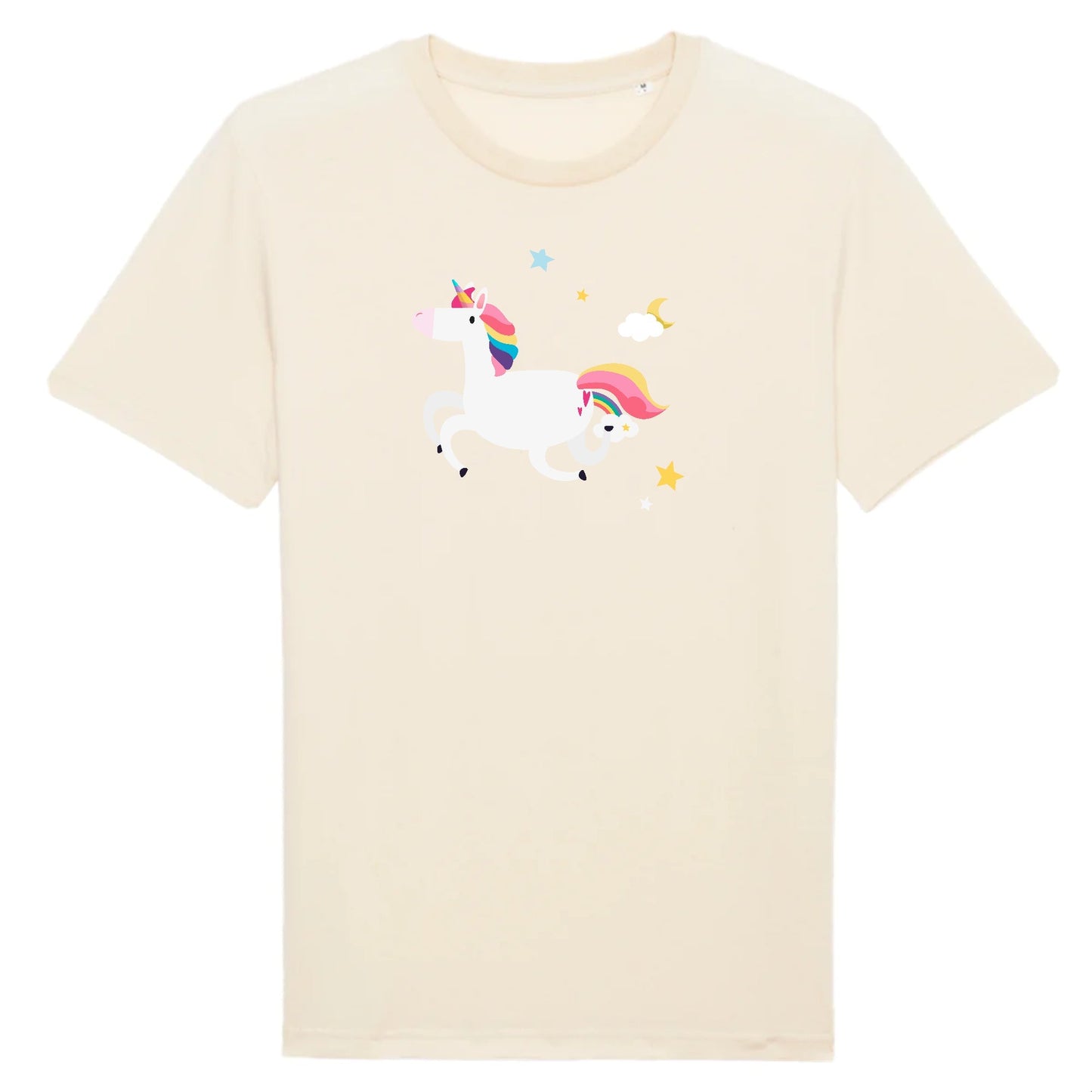 T shirt Unisex Licorne et étoiles
