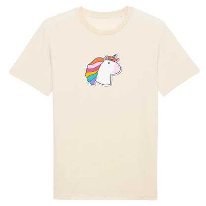 T shirt Unisex Licorne visage