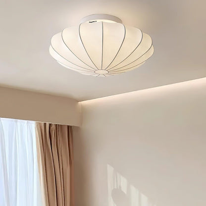 Plafonnier Design Inspiré des Coquillages - Éclairage Moderne en Métal et Polymères