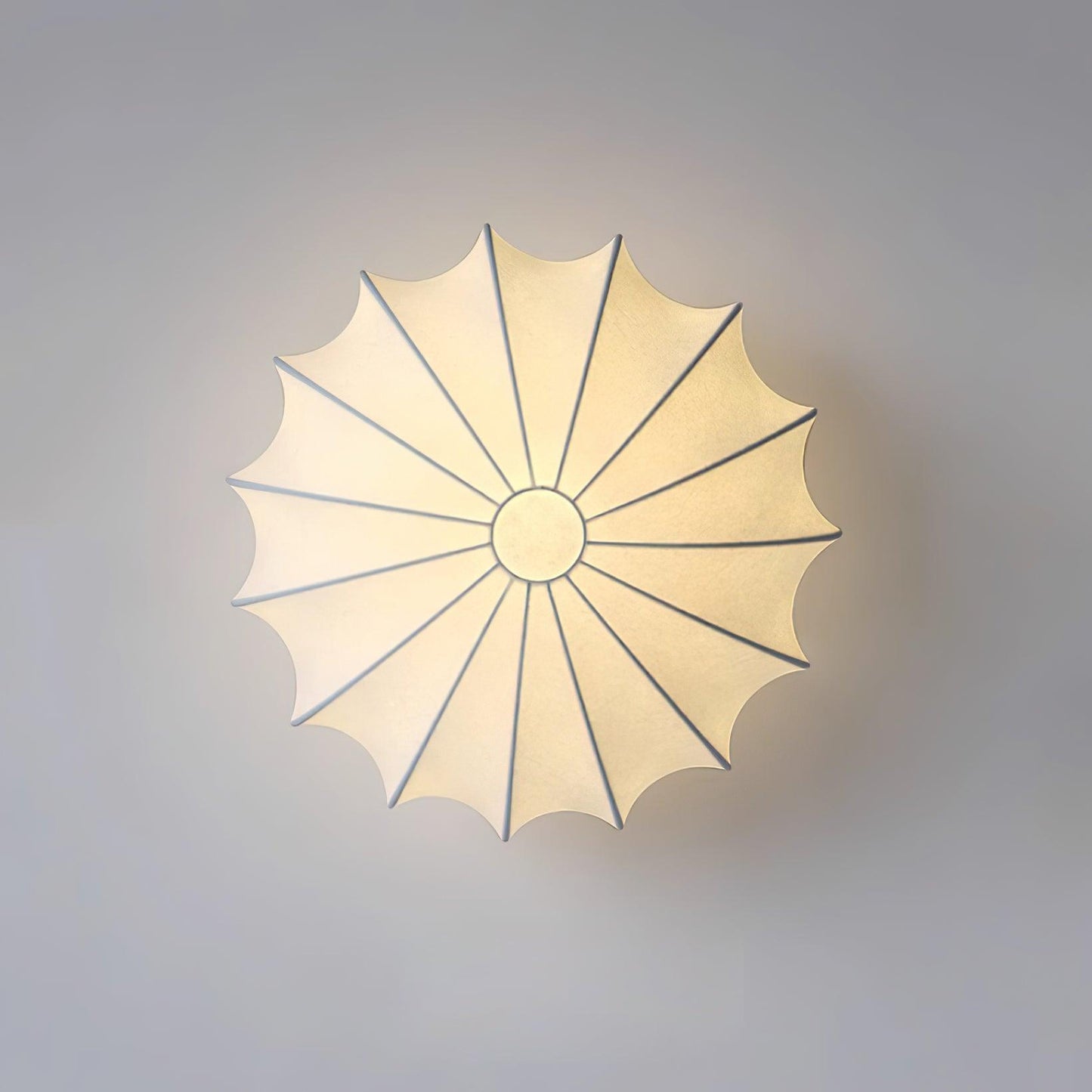 Plafonnier Design Inspiré des Coquillages - Éclairage Moderne en Métal et Polymères