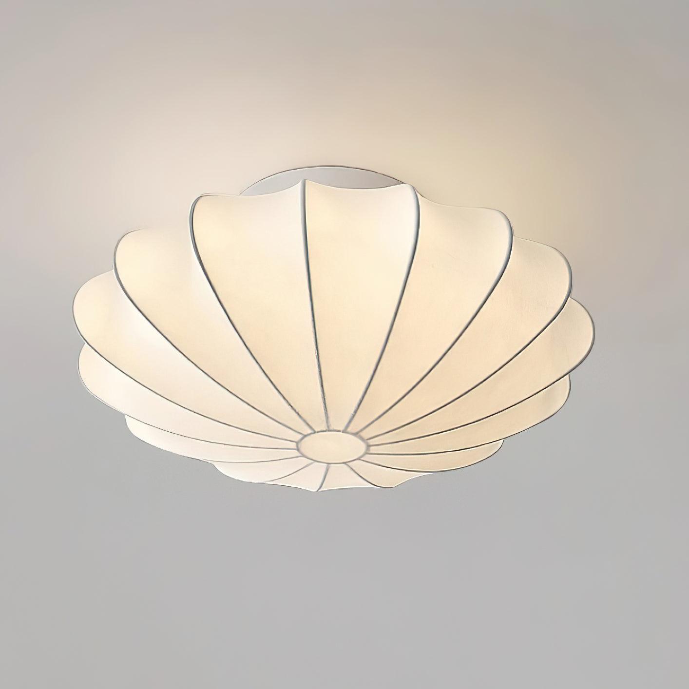 Plafonnier Design Inspiré des Coquillages - Éclairage Moderne en Métal et Polymères