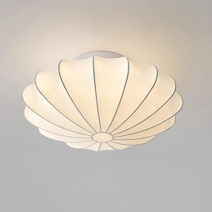 Plafonnier Design Inspiré des Coquillages - Éclairage Moderne en Métal et Polymères
