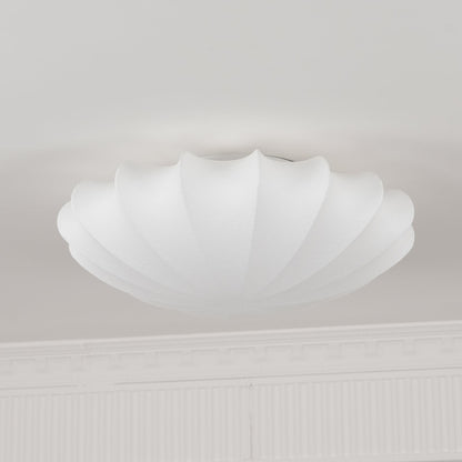 Plafonnier Design Inspiré des Coquillages - Éclairage Moderne en Métal et Polymères