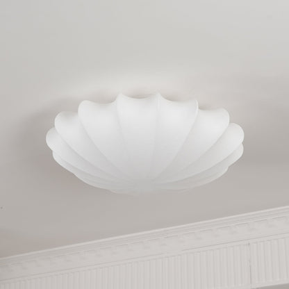 Plafonnier Design Inspiré des Coquillages - Éclairage Moderne en Métal et Polymères