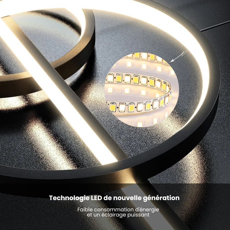Lampe de Chevet Lustre Nordique de Luxe