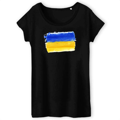 T shirt Femme Ukraine Drapeau