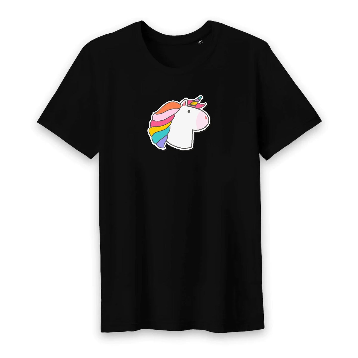 T shirt homme col rond Licorne visage