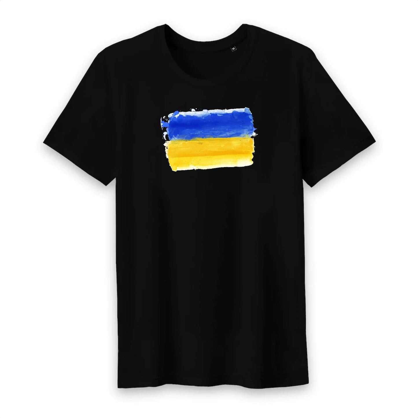 T shirt homme col rond Ukraine Drapeau