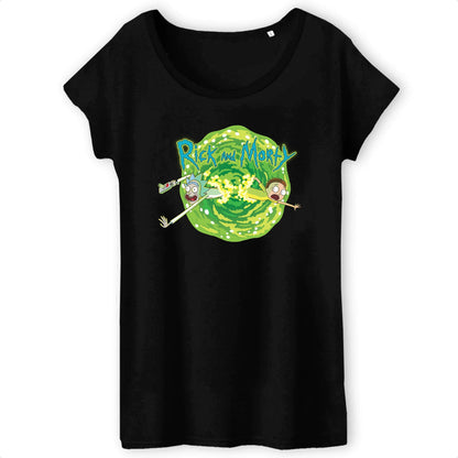 T shirt Femme Rick et Marty lave