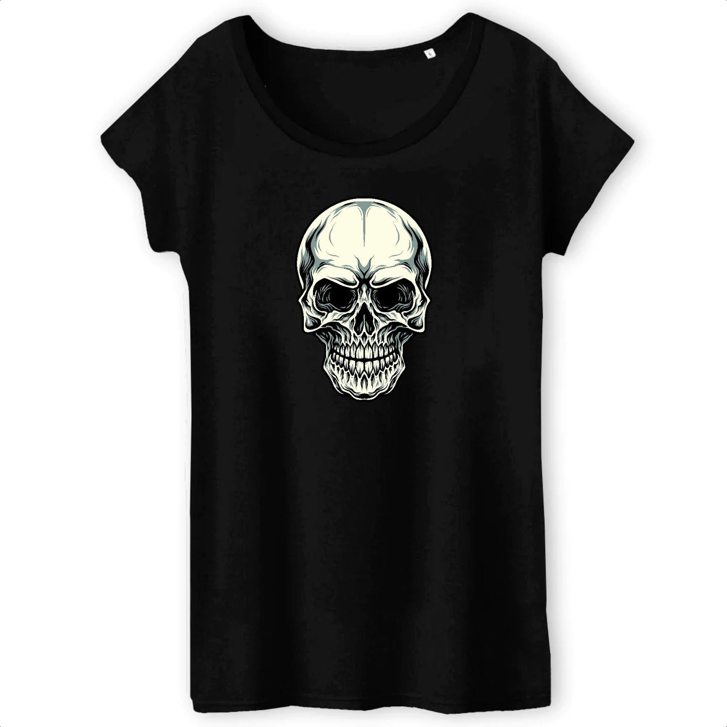 T shirt Femme Tête de Mort horreur