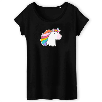 T shirt Femme Licorne visage