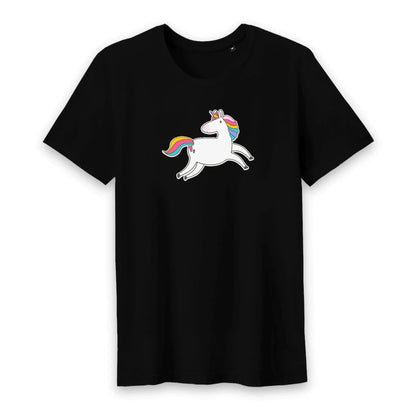 T shirt homme col rond Licorne mignonne