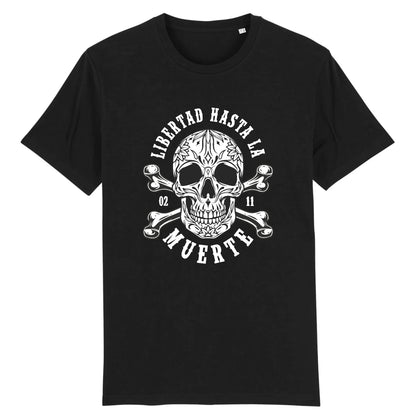 T shirt tete de mort mexicaine libertad