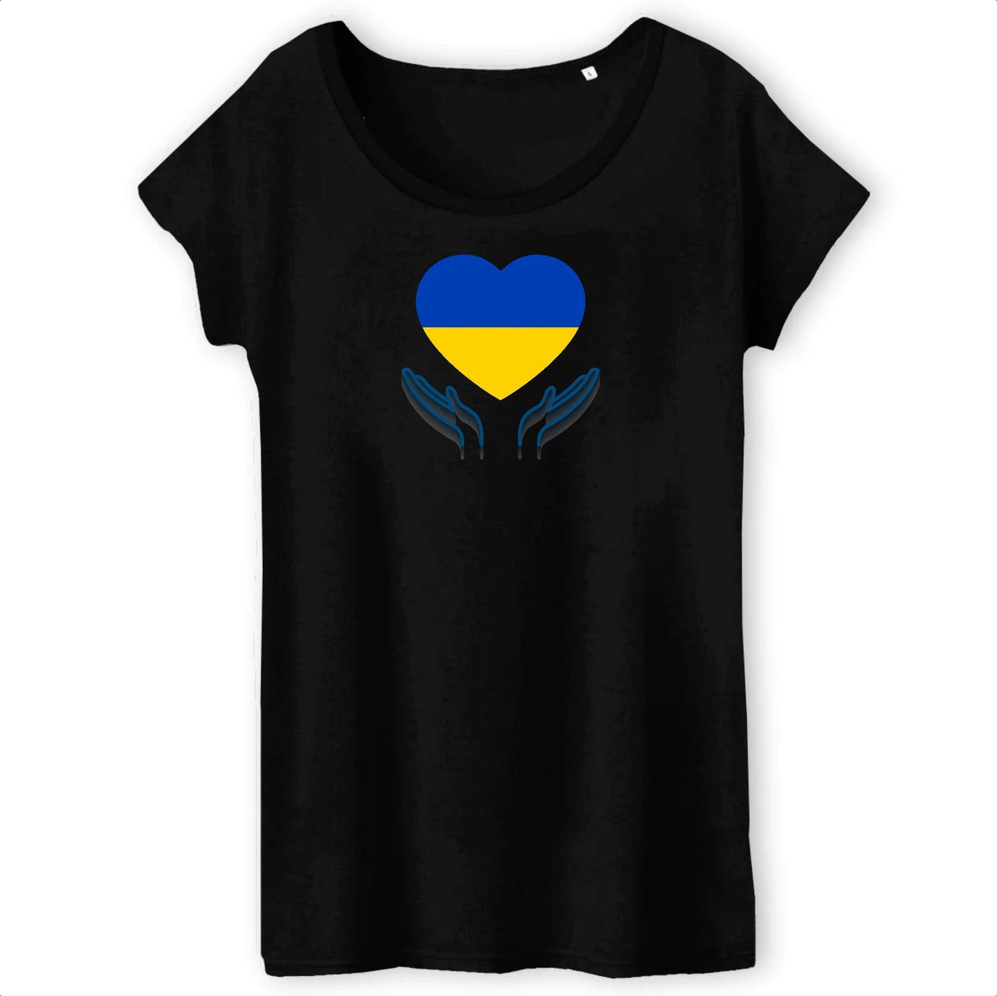 T shirt Femme Ukraine Prière pour la Paix