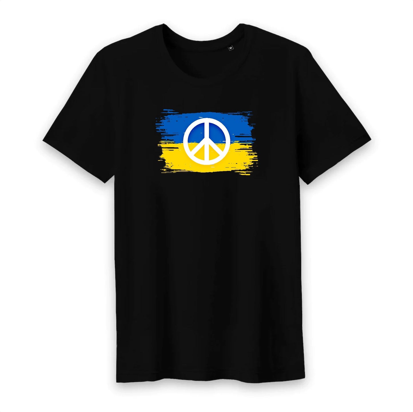 T shirt homme col rond Ukraine Symbole de Paix