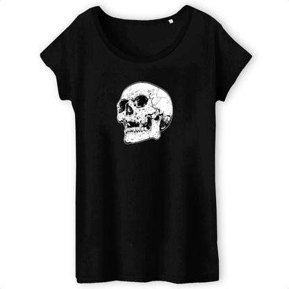 T shirt Femme Tête de Mort peur