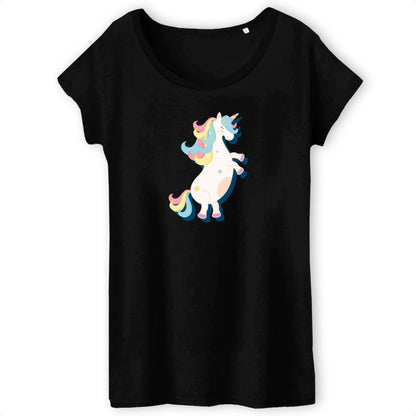 T shirt Femme Licorne danse