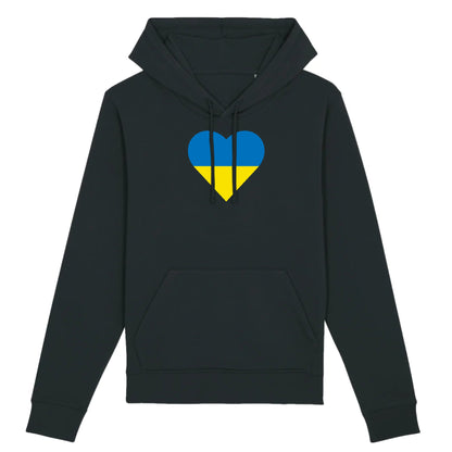 Sweat à capuche Ukraine Coeur