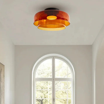 LuxeGlass - Lustre Médiéval de Plafond Luxe