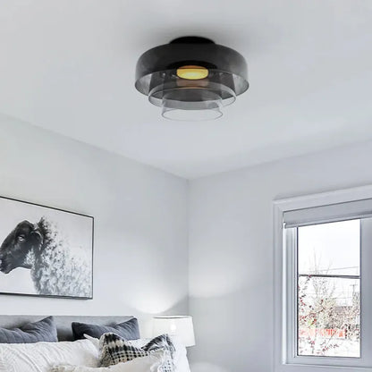 LuxeGlass - Lustre Médiéval de Plafond Luxe