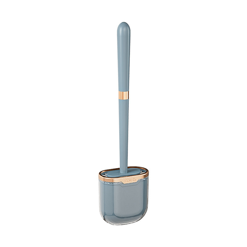Brosse WC en Silicone Luxueuse sans Angle Mort