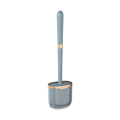 Brosse WC en Silicone Luxueuse sans Angle Mort