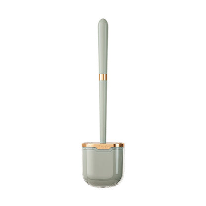 Brosse WC en Silicone Luxueuse sans Angle Mort