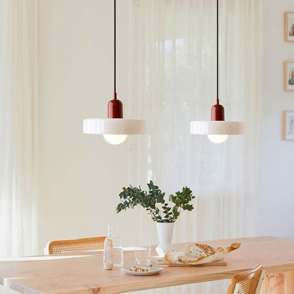 Suspension Bauhaus en Verre - Un Mélange Parfait de Créativité et de Design Moderne