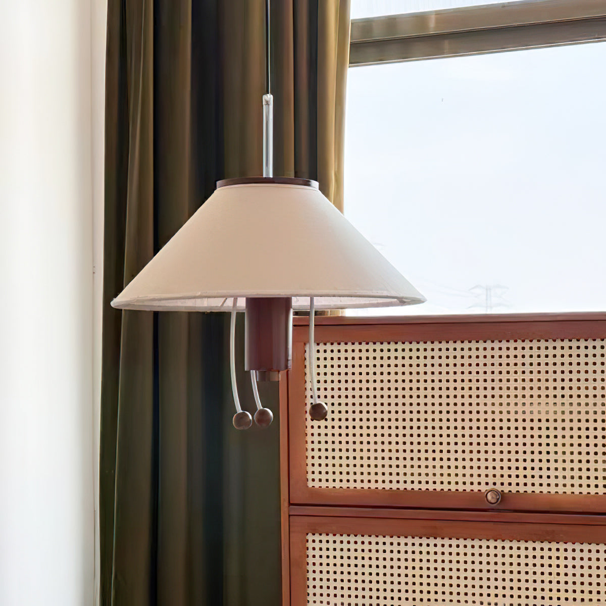 Suspension Octopus – Luminaire Sculptural en Métal et Bois avec Design Nautique