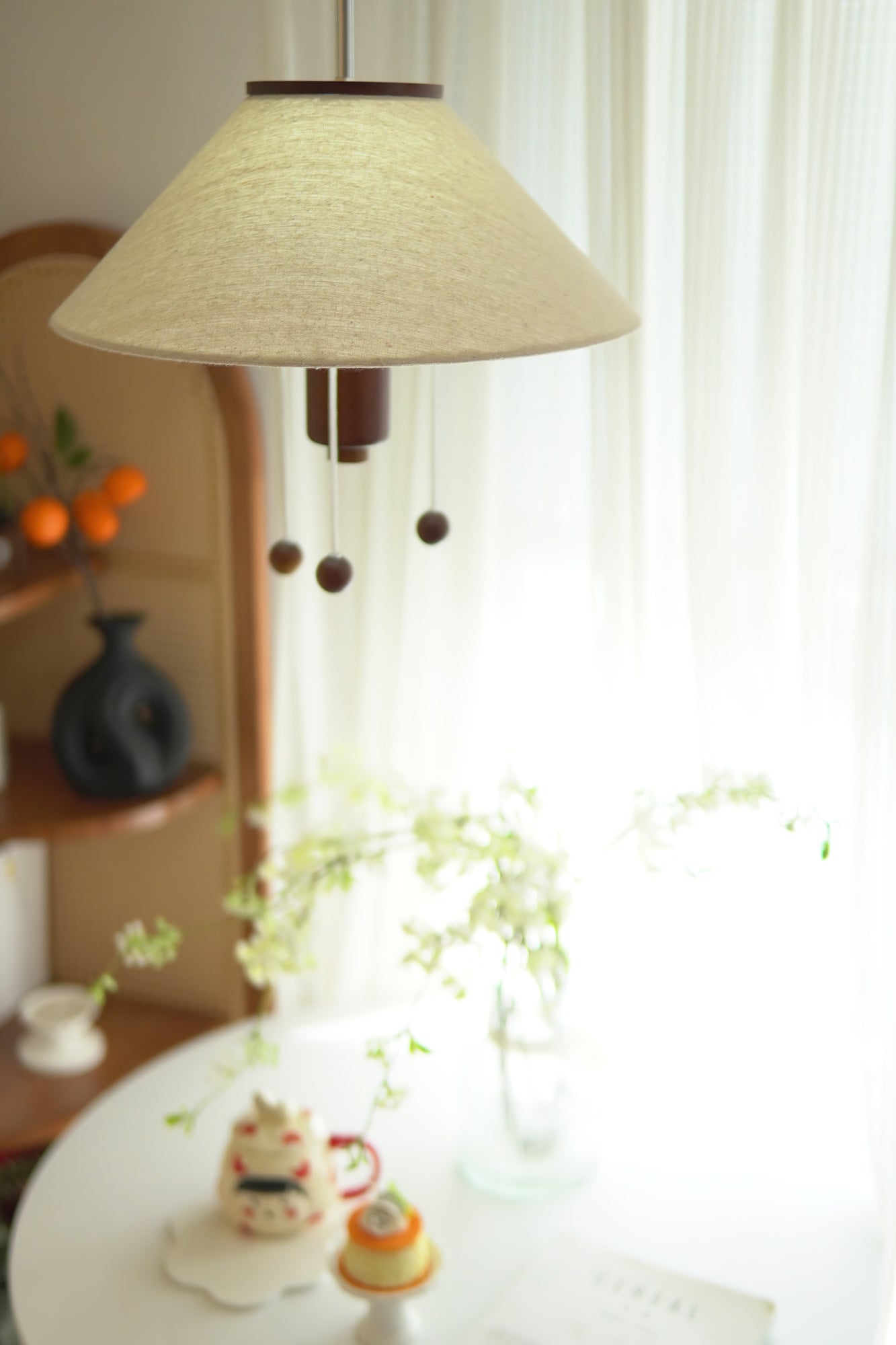 Suspension Octopus – Luminaire Sculptural en Métal et Bois avec Design Nautique