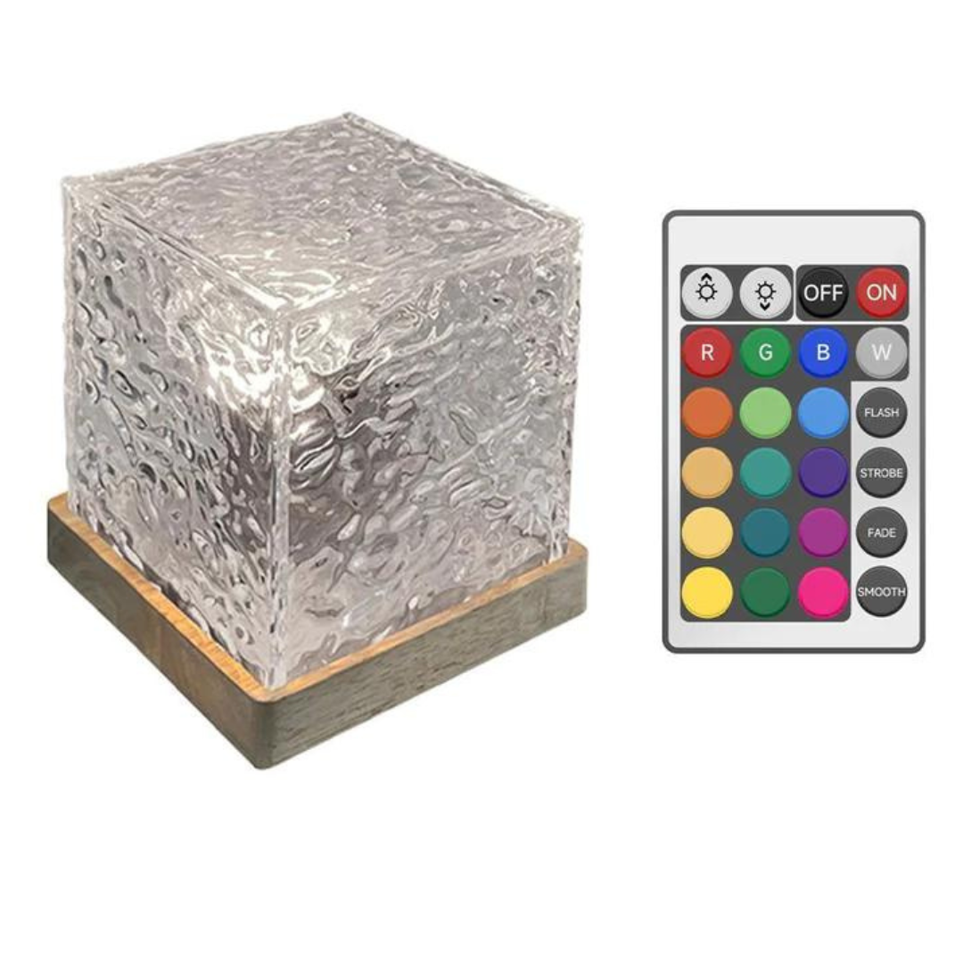Lampe CubeLight - Éclairage Ambiant avec 12 Couleurs et Commande à Distance