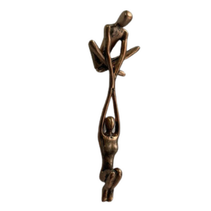 Sculpture Équilibre & Amour – Déco Symbolique & Cadeau Idéal