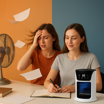 Climatiseur Mobile Sans Conduit BoreaCool – Refroidisseur d’Air Silencieux et Économe, 5-en-1