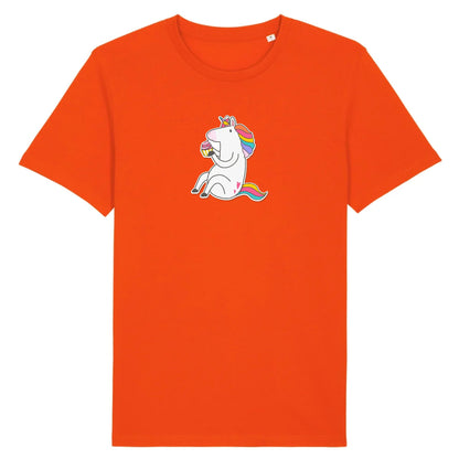 T shirt Unisex Licorne s'assoit