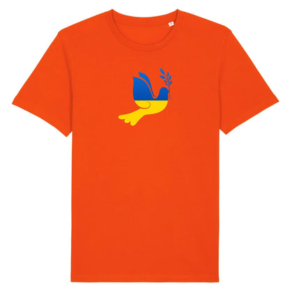 T shirt Unisex Ukraine Colombe de la Paix