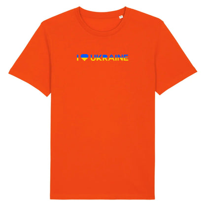 T shirt Unisex I Love Ukraine