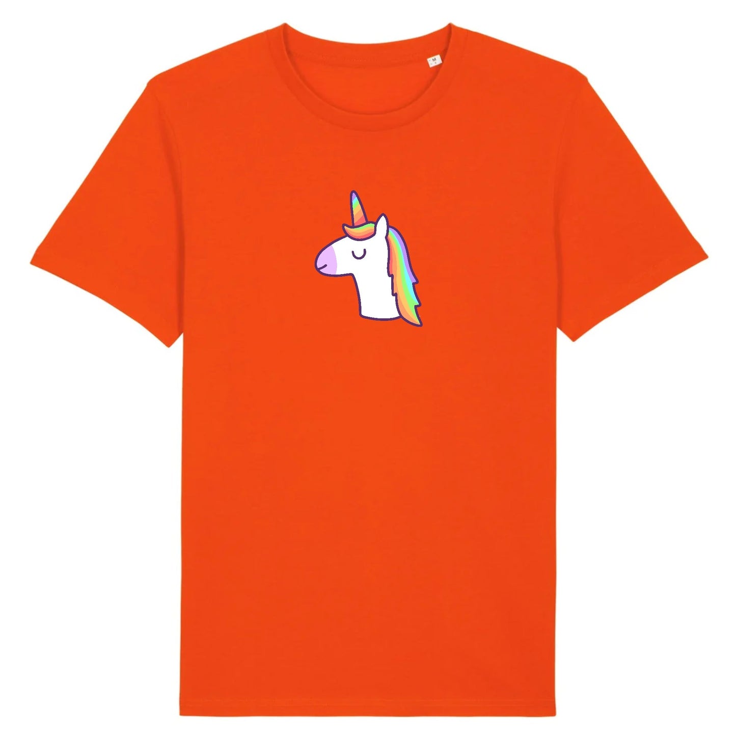 T shirt Unisex Licorne avec les yeux fermés