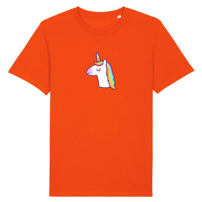 T shirt Unisex Licorne avec les yeux fermés