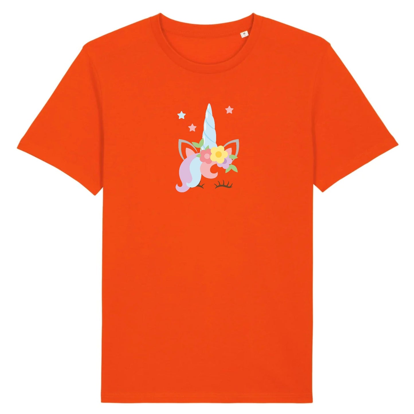 T shirt Unisex Licorne avec fleurs