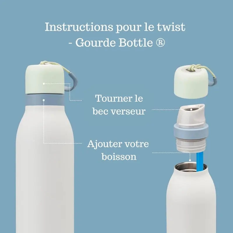 Owala Gourde Isotherme Blanche 24oz