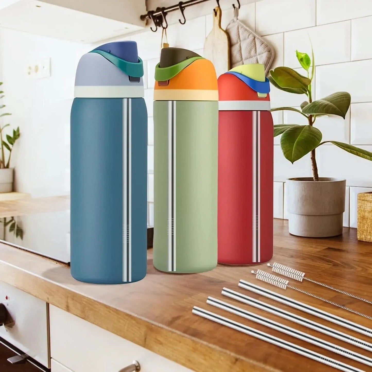 Owala Water Bottle Lot de 4 pailles de rechange