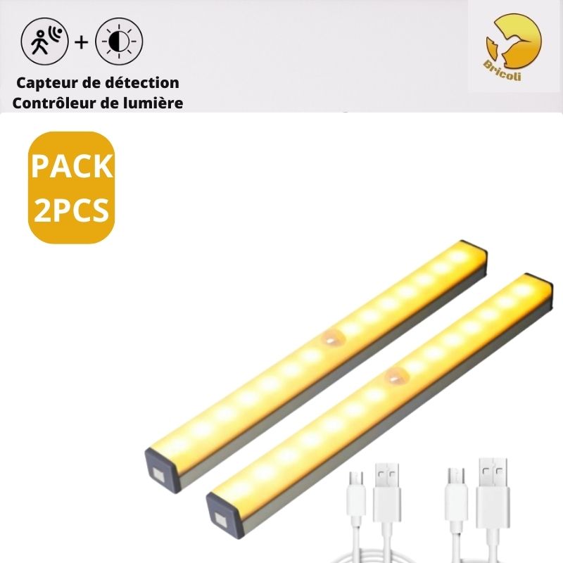 [ PACK ] de Lampes LED sans fil avec détecteur de mouvement
