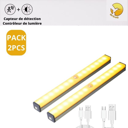 [ PACK ] de Lampes LED sans fil avec détecteur de mouvement