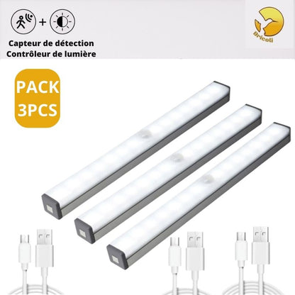 [ PACK ] de Lampes LED sans fil avec détecteur de mouvement