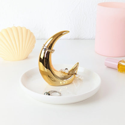 Porte bague lune