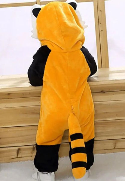Combinaison Pyjama <br> Bébé Panda Roux