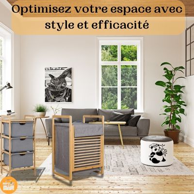 Panier à linge en bambou - CollectionBambou™
