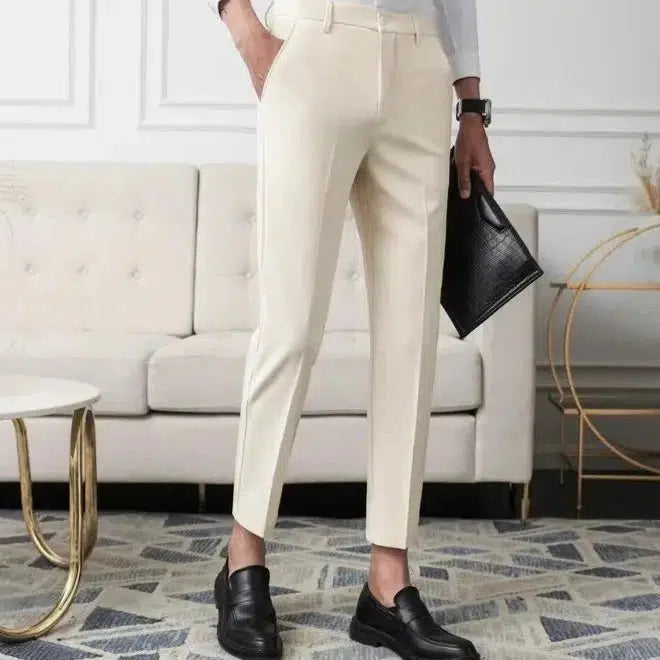 Pantalon capri beige-Old Money