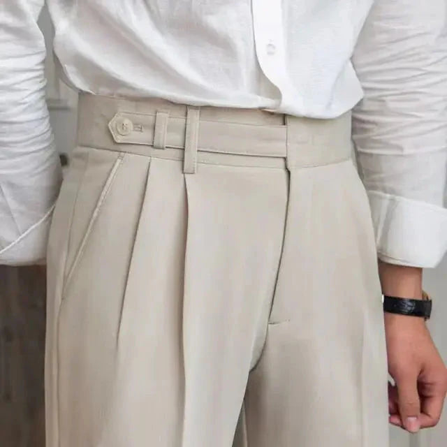 Pantalon costume beige Old Money-Old Money