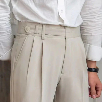 Pantalon costume beige Old Money-Old Money